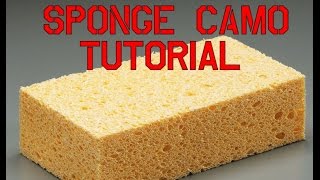 Sponge Camo Painting Tutorial How To [upl. by Gerard771]