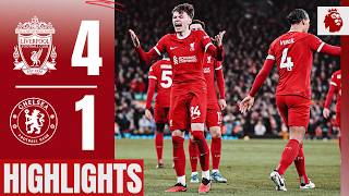 Brilliant Reds Score Four Liverpool 41 Chelsea  HIGHLIGHTS [upl. by Refotsirk352]