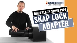 DuraBlack Stove Pipe  SnapLock Adapter [upl. by Ettenot]