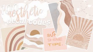 Bloxburg  100 Aesthetic Decal Codes [upl. by Reste]