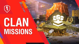 WoT Blitz Clan Missions New Rewards Every Week [upl. by Ahsinan]