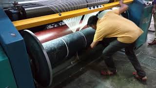 Yarn Warping in Textile Mill [upl. by Ennoved]