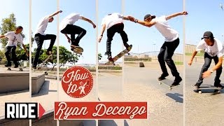 HowTo Skateboarding Frontside 360 Ollie with Ryan Decenzo [upl. by Migeon]