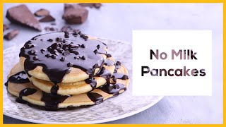 How to Make Pancakes Without Milk  Fustanycom [upl. by Amii]