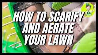 How to scarify and aerate your own lawn explained [upl. by Roeser]