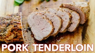 How To Make Roasted Pork Tenderloin  Dinner in 30 Minutes [upl. by Norrahc]