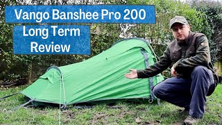 Vango Banshee Pro 200 Trek Tent  Long Term Review  How to Pitch a Banshee 200 [upl. by Orvan]