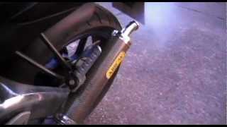 Aprilia rs 125 Stock vs Arrow exhaust [upl. by Ainattirb]