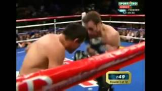 Juan Manuel Marquez vs Michael Katsidis Highlights [upl. by Helsell302]