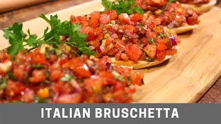 Italian Bruschetta Easy Recipe [upl. by Henriques973]