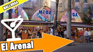 El Arenal Majorca Spain Evening and nightlife [upl. by Neeuq]