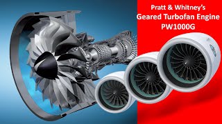 Pratt amp Whitneys Geared Turbofan Engine PW1000G How does it work [upl. by Fendig]