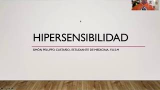 Hipersensibilidad  Tipo I II III y IV [upl. by Ydnil]