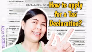 How to apply for a Tax Declaration Philippines [upl. by De]