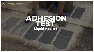 How to roofing  Adhesion Test [upl. by Milicent814]