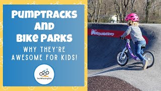 Pumptracks and Bike Parks Why Theyre Awesome for Kids Video Demonstration [upl. by Trebloc]