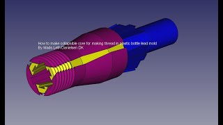 Freecad assembly 4 collapsible core [upl. by Sim]