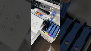 Epson eco tank ET 2760 ink refill [upl. by Oirogerg]