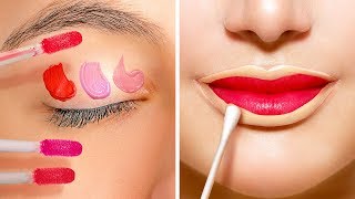 45 AMAZING MAKEUP HACKS YOU SHOULD KNOW [upl. by Rodina]