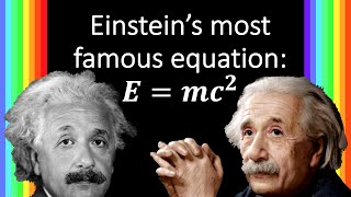 Deriving Einsteins most famous equation Why does energy  mass x speed of light squared [upl. by Drallim603]