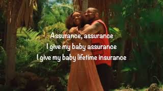 Davido  Assurance Animated Lyric Video [upl. by Weasner16]