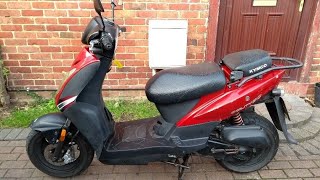 Brief look at my restricted Kymco Agility 50 scooter review [upl. by Hedi463]