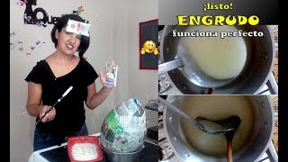 Como hacer Engrudo  how to make Engrudo  Flour Pasta [upl. by Sale]