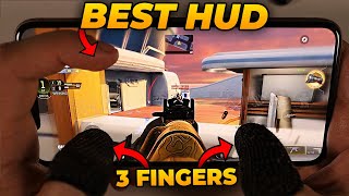 I found the best 3 finger claw hud for beginners in cod mobile  codm handcam gameplay Settings [upl. by Natrav]