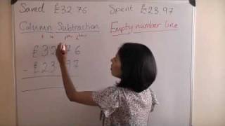 Column Method Subtraction  Key Stage 2 Maths Help [upl. by Yoccm]