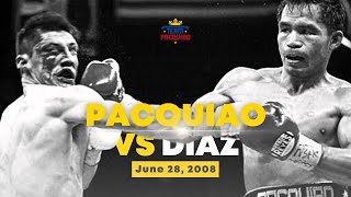 MANNY PACQUIAO vs DAVID DIAZ  Full Fight  June 28 2008 [upl. by Dielle]