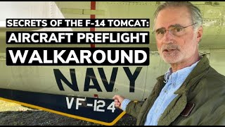 Secrets of the F14 Tomcat Aircraft Preflight Walkaround [upl. by Wescott]