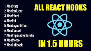 React Hooks Course  All React Hooks Explained [upl. by Trill]