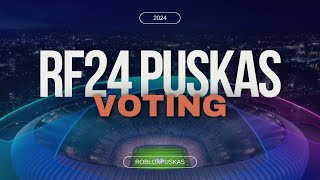 Roblox RF24 Puskas Voting [upl. by Aroda]