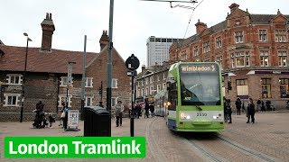 London Tramlink in Croydon [upl. by Ahsiuqal]