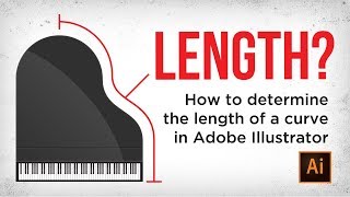 How to Measure a Curve in Adobe Illustrator [upl. by Ennahoj]