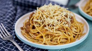 Classic Bolognese Spaghetti Recipe  Yummy PH [upl. by Tiernan319]