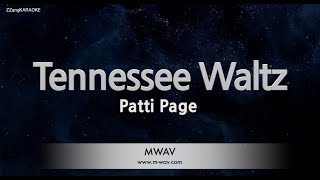 Patti PageTennessee Waltz Karaoke Version [upl. by Aicenet]