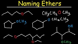 Naming Ethers  IUPAC Nomenclature With Branching Organic Chemistry Practice Problems [upl. by Gairc]