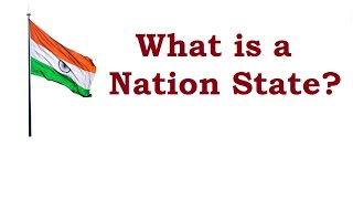 What is a Nation State [upl. by Cristiona667]