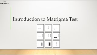 Matrigma Test Prep Introduction [upl. by Daloris]