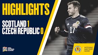 HIGHLIGHTS  Scotland 10 Czech Republic  UEFA Nations League 2020 [upl. by Akieluz]