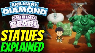 STATUES Explained in Pokemon Brilliant Diamond and Shining Pearl [upl. by Baerl]