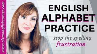 How to Say English Letters American English Alphabet Pronunciation [upl. by Aiotal]