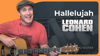 Hallelujah by Leonard Cohen  Easy Guitar Lesson [upl. by Tad]