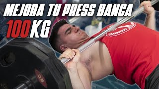 GUÍA de CÓMO LEVANTAR LOS PRIMEROS 100KG💥 en PRESS DE BANCA 👉🏼LOS MEJORES SECRETOS [upl. by Irabaj726]