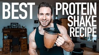 HOW TO MAKE A PROTEIN SHAKE  BEST CHOCOLATE PROTEIN SHAKE RECIPE [upl. by Allerie818]