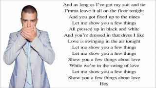 Justin Timberlake ft JayZ  Suit amp Tie Lyrics Video [upl. by Maurili]