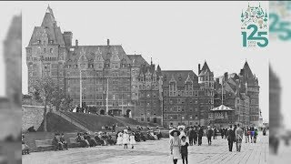 Chateau Frontenac celebrating 125 years in Quebec [upl. by Aicirt]