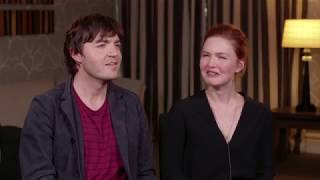 Tom Burke and Holliday Grainger  Strike Interview [upl. by Crow]