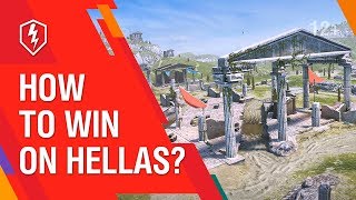 WoT Blitz Guide How to Win on Hellas Position overview [upl. by Eniad]